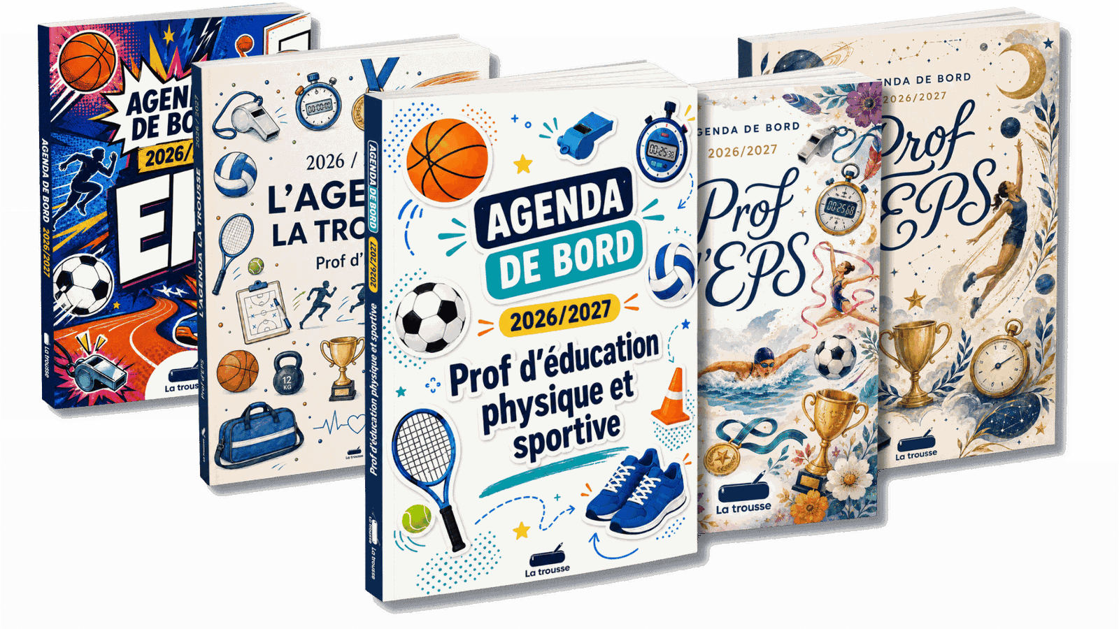 Les couvertures de l'Agenda La Trousse EPS