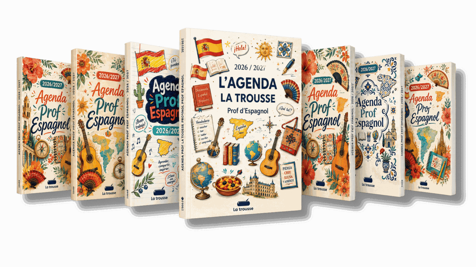 Les couvertures de l'Agenda La Trousse Espagnol